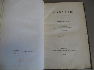 Manfred: a dramatic poem