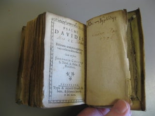 Psalmi Davidis CL. Hebraeus textus ex optimorum codicum fide editus est, cum versione Johannis Cocceji.