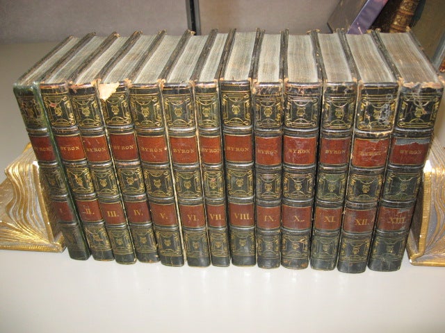 Item #mon0002349698 The Works of Lord Byron. 13-volumes. George Gordon Byron.
