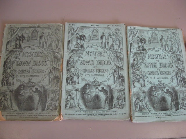 Item #mon0002510828 The Mystery of Edwin Drood [First Edition in Original Monthly Parts, 1-6]. Charles Dickens.